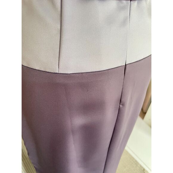 Vintage Prom Dress David's Bridal Purple Bridesmaid Formal Ball Gown Size 8 - Picture 8 of 8